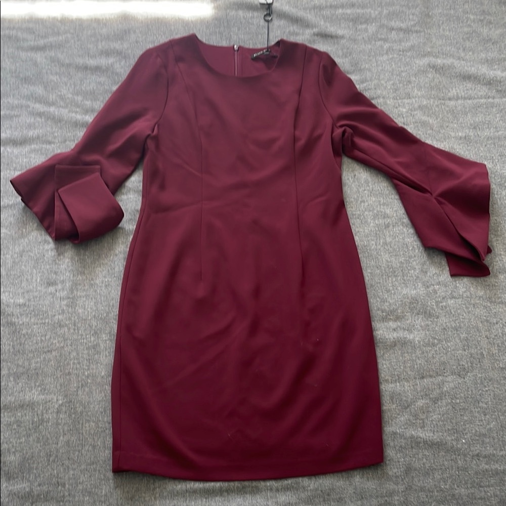 Elegant Burgundy Dress